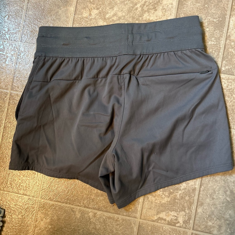 The North Face Women's Charcoal Athletic Shorts - Picture 2 of 5